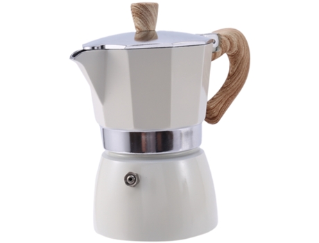 Latte Mocha Cafetera Cafetera italiana Moka Espresso Pot Stovetop Cafetera Blanco | Cafeteras