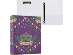 Besportble Carpeta De Anillas Redondo Con Portapapeles Y Oficina Pvc. 27,9 X 21,6 Cm 31,5 27 6