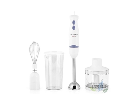 Batidora de Mano + accesorios SUINGA 2 Velocidades + Vaso Medición y Mistura de 600 ml + picador con tapa 500 ml 400W