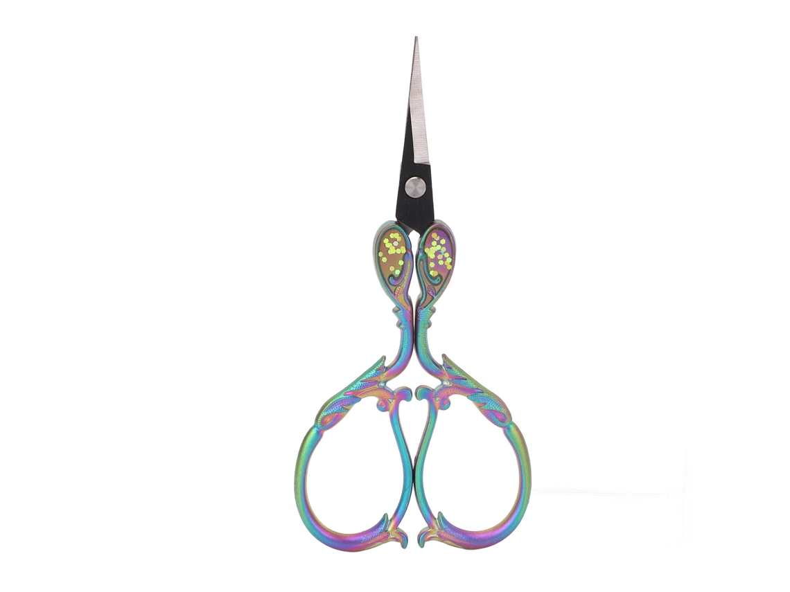 Tijeras De Bordar Y Coser De Acero Inoxidable Para Pequeños Detalles Y Manualidades.
