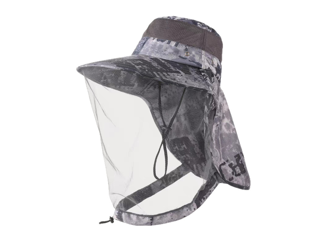 Sombrero de sol Yuysan, repelente de insectos, protección solar, sombrero de pesca, malla facial completa, plegable