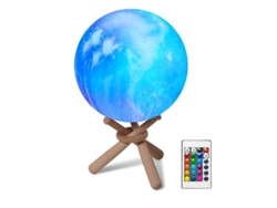 Lámpara Lunar 3d Growiner De 9,9 Cm, Luz Galáctica, Regalo De Navidad Para Adolescente.