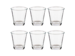 Set 6 vasos cafe 90ml colección VIVALTO