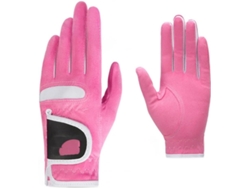 Guantes de golf, guantes de golf para mujer en cuero de microfibra antideslizante y transpirable, 1 par, guantes para