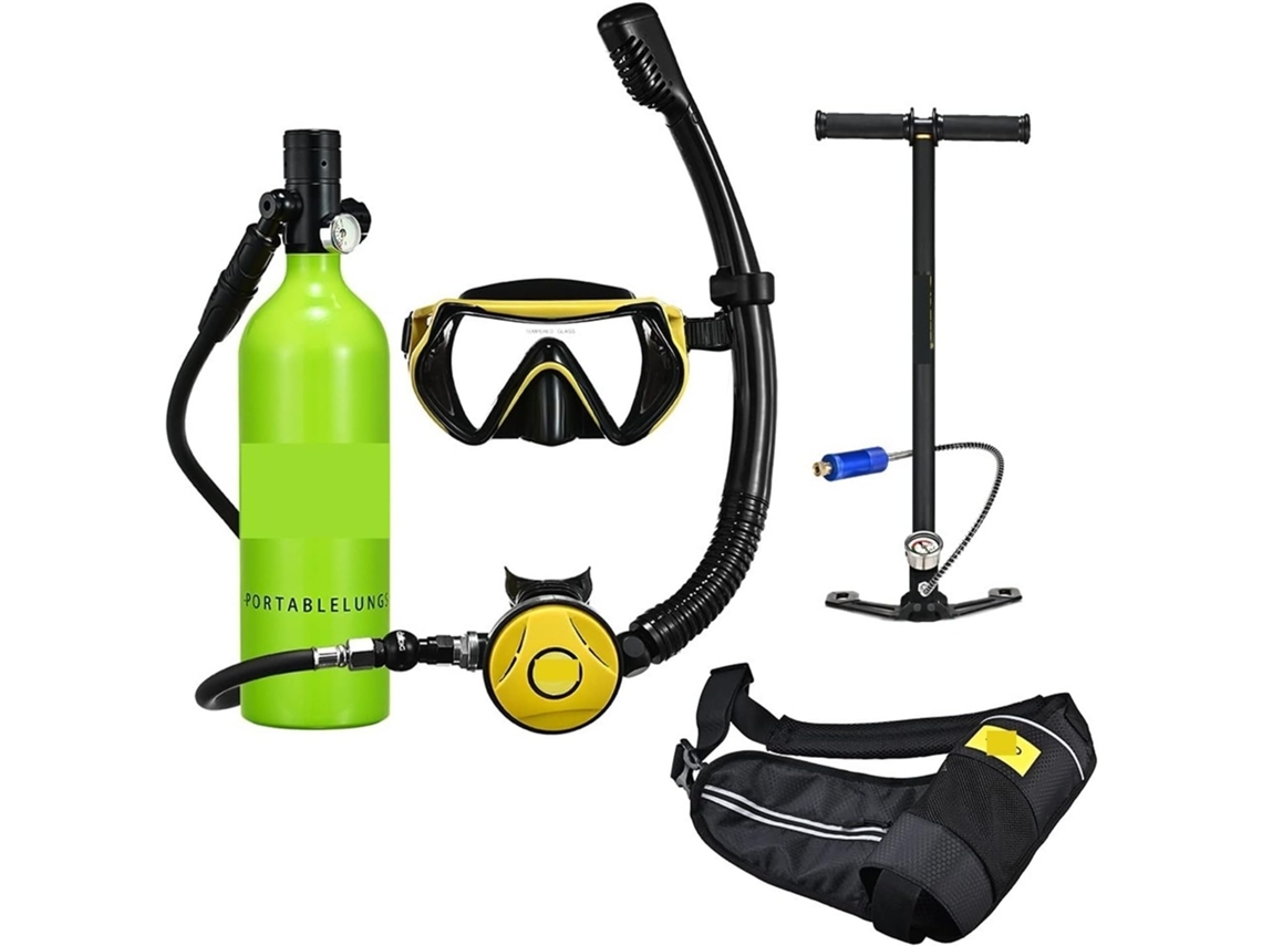 Mini Botella De Buceo, Tubo De Snorkel, Rebreather, Equipo Portátil De Apnea