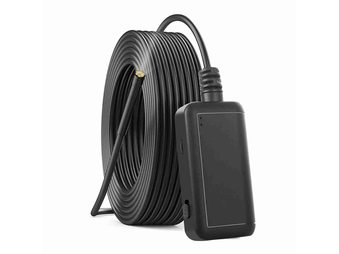 Endoscopio industrial Wifi, cámara de inspección de 5,5 mm, IP67, LED para iOS y Android