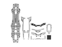 Kit de chasis de aluminio y fibra de carbono para coche RC, para actualización 3racing D5s Lite 1/10 Vayotoy