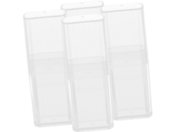 Almacenamiento Portátil Transparente Palillos Dientes Bastoncillos Algodón Conveniente Comedor Juego 4 Caja