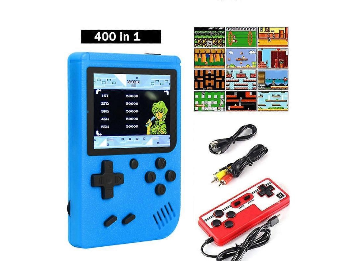 Consola de juegos portátil retro, miniconsola de videojuegos portátil Gameboy con 400 juegos clásicos integrados, consola de juegos de regalo Hengjian