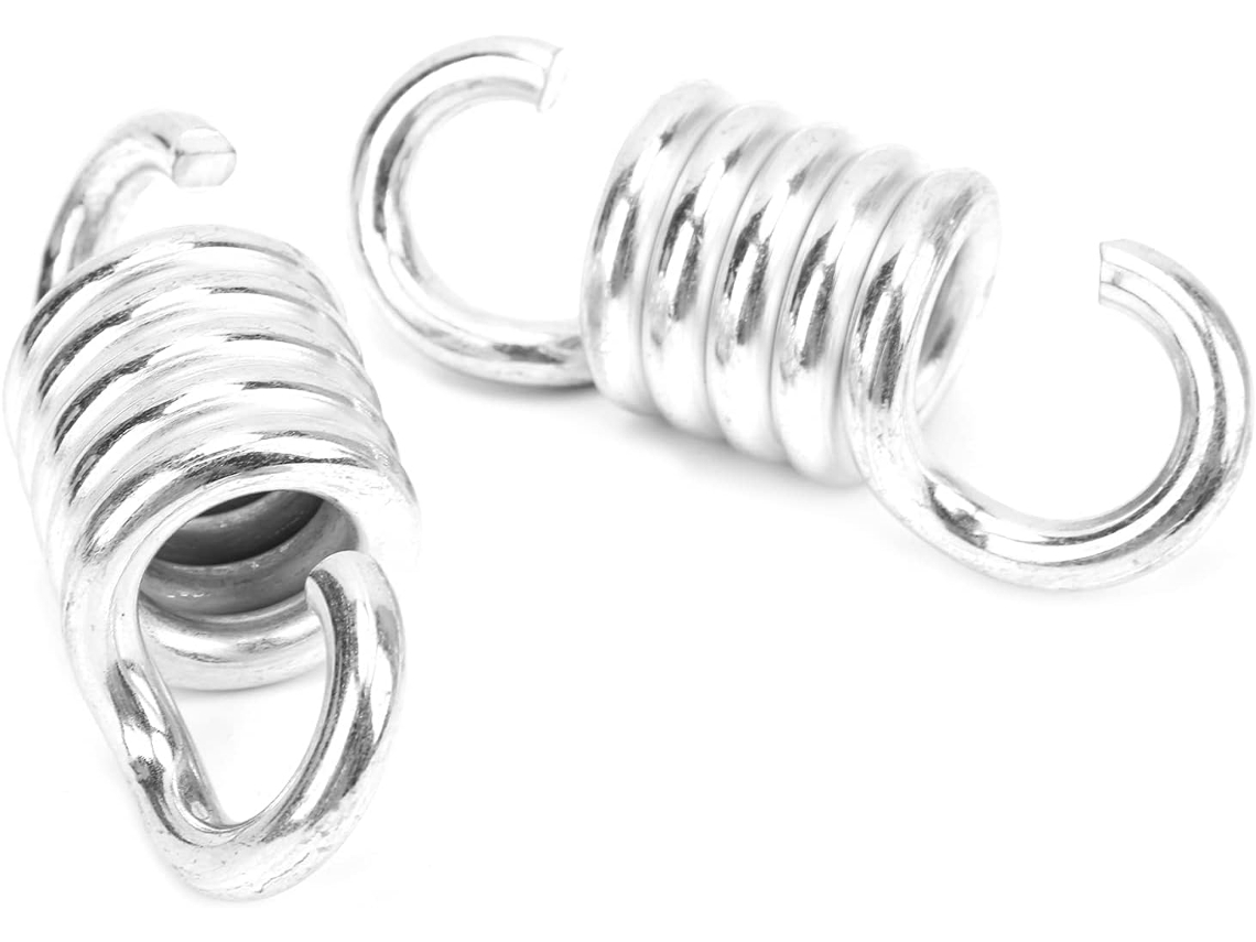 Columpio Colgante De Porche De Alta Resistencia Con Resortes Para Una Cómoda Silla Hamaca, 2 Resortes De Acero.