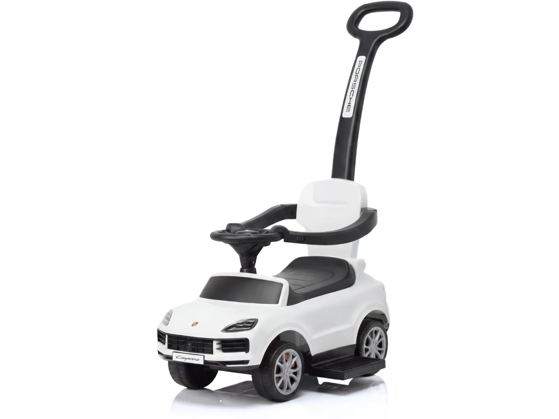 Coche De Empuje 3-en-1 Para Niños - Porsche Cayenne - 1 A 3 Años - Blanco
