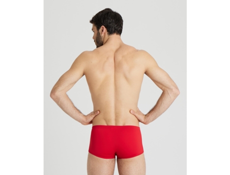 Bañador de Hombre para Natación ARENA Tiro Bajo Solid Rojo (65)