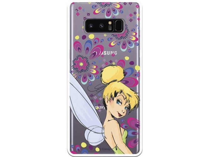 Carcasa Samsung Galaxy Note 8 DISNEY Campanilla Flores Multicolor