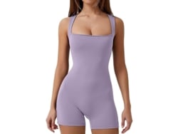 2026-mono Enterizo De Control Abdominal Para Mujer Con Tirantes Y Escote Cuadrado