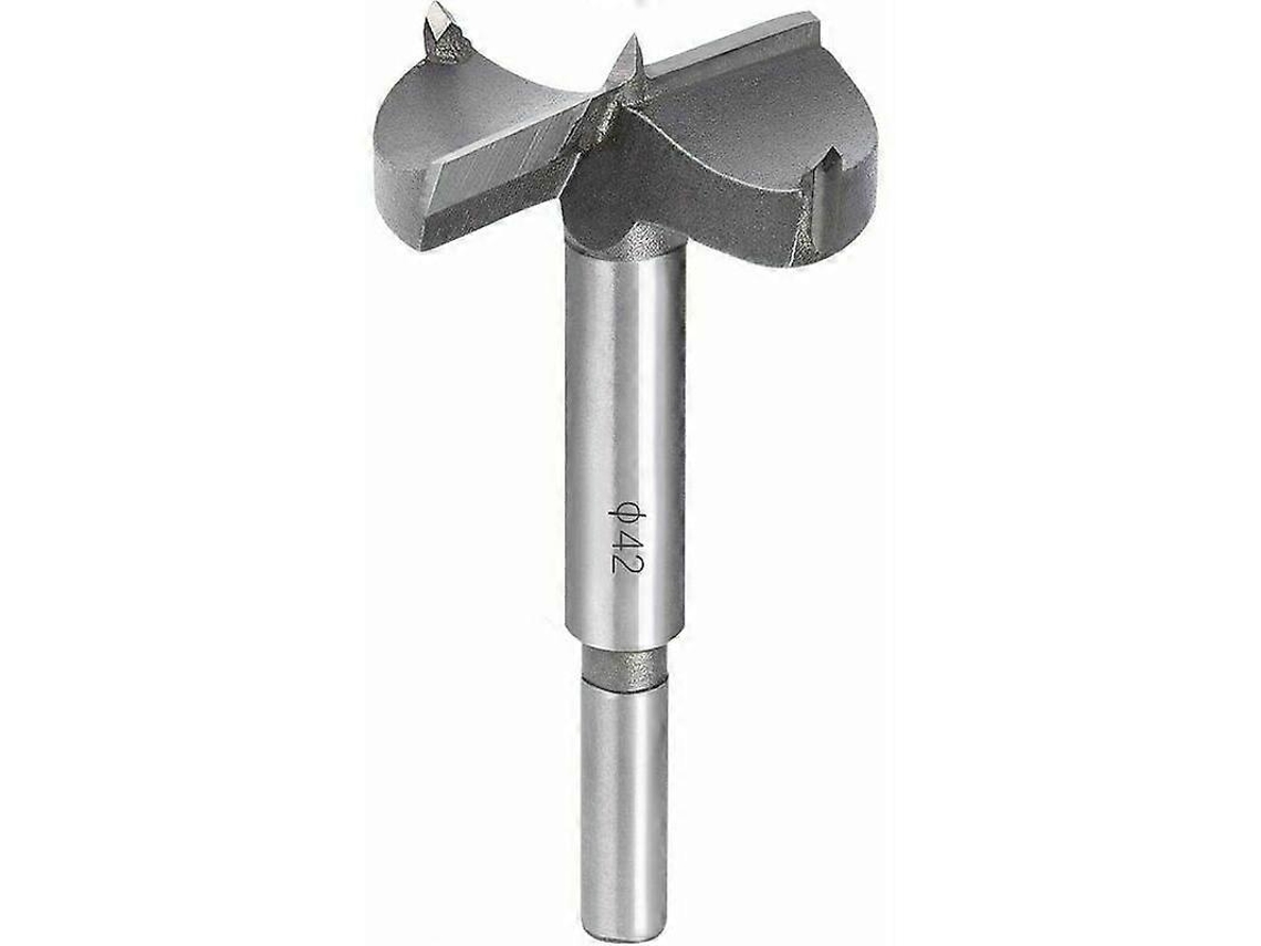 Broca De Madera De Carburo 42mm, Para Perforar Agujeros Planos Limpios En Puertas, Cajones Y Plywood Con Precisión Y Eficiencia