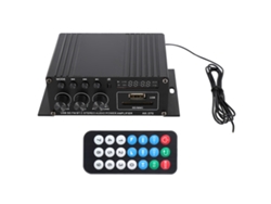 Amplificador De Potencia Hifi De 12 V Con Control Remoto, Compatible Con Dispositivos Domésticos Digitales.