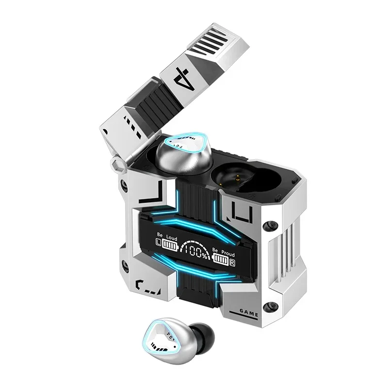 Auriculares Inalámbricos Tws (blancos), Bluetooth, Control Táctil, Cancelación De Ruido, Estéreo, Intrauditivos Impermeables.