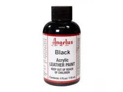 Pintura Cuero Y Polipiel Angelus 118 Ml (Negro / Black 001)
