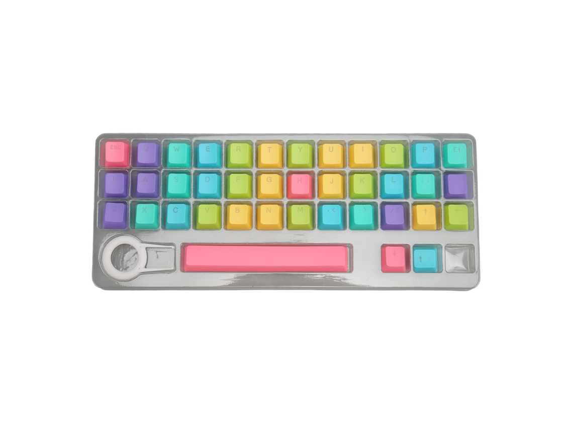 39 Teclas Mecânicas Pbt Diy Retroiluminada Colorida Com Puxador Para Teclado Mecânico