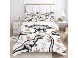 Juego Ropa Cama Funda Nórdica Estampado Niños Niñas Adolescentes Almohada Material Microfibra Juego 200x200 Cm