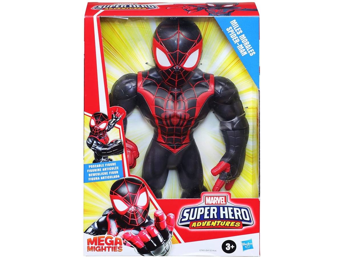 Figura de Acción SUPER HERO ADVENTURE Miles Morales Mega Mighties (Edad Mínima: 8 años)