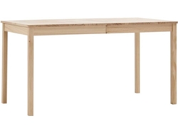 vidaXL Mesa de comedor de madera de pino 140x70x73 cm