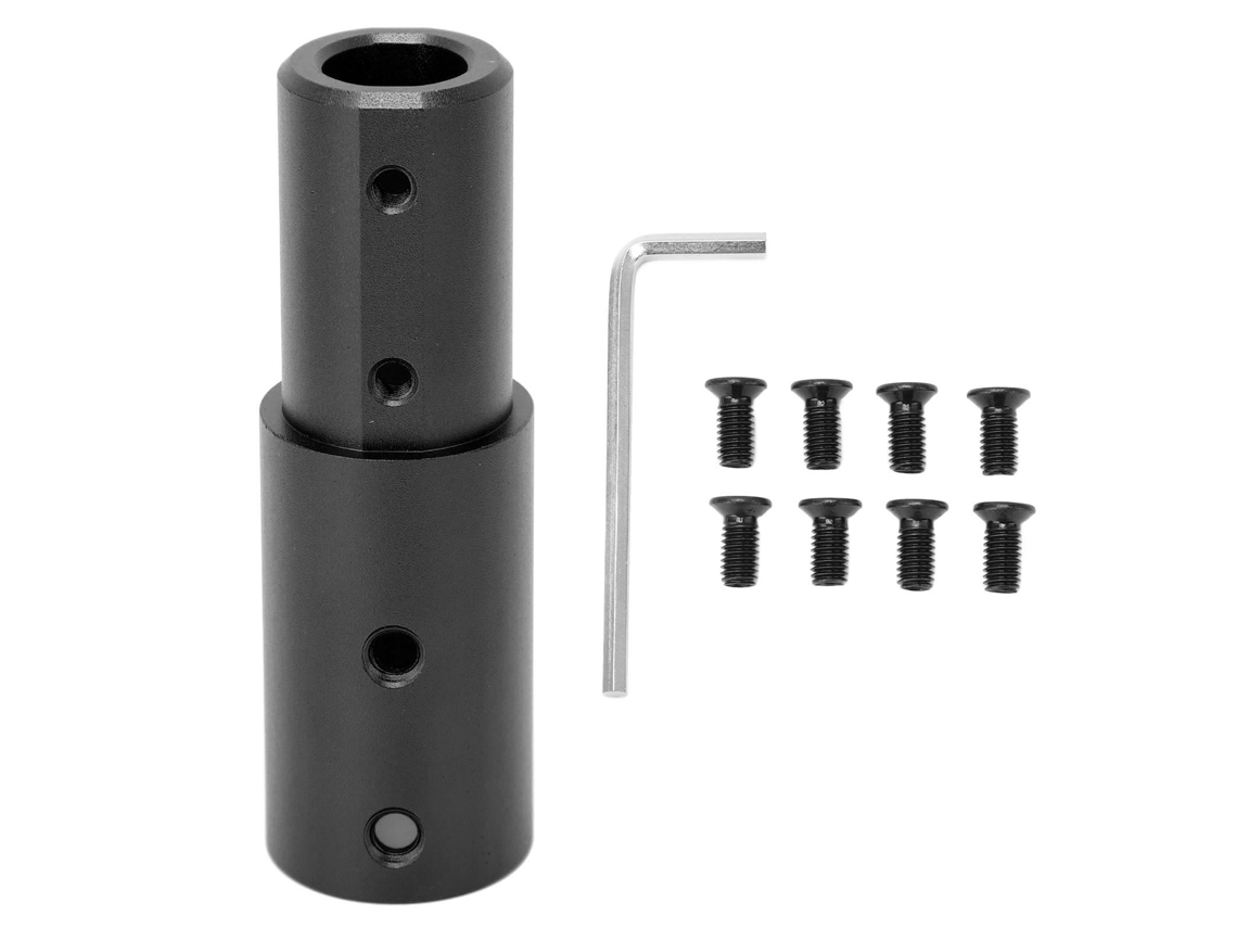 2026-extensor De Manillar Tubo De Aluminio Elevador Polea Para M365 1s Pro Pro 2 Essential Lite Negro
