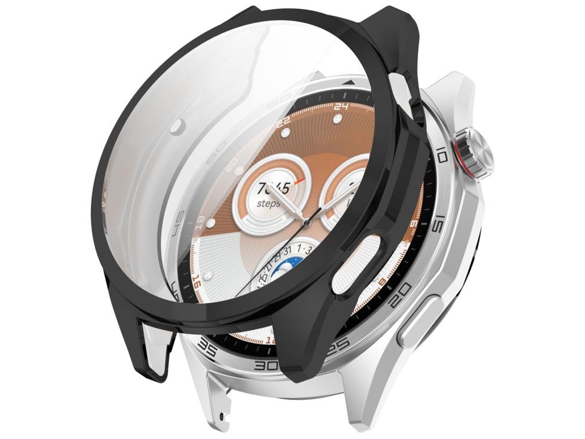 Funda protectora de TPU galvanizada de 46 mm para Huawei Watch GT6, color negro