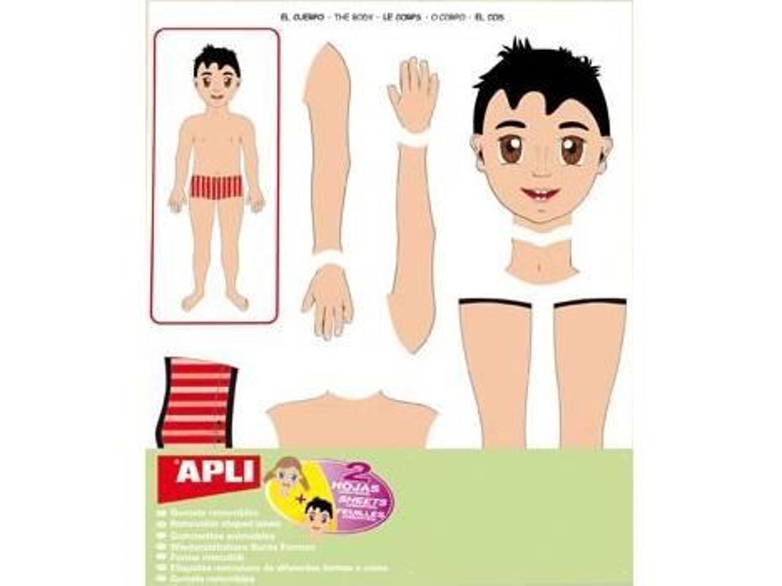Adhesivos reposicionables - El cuerpo - 26 carpetas…