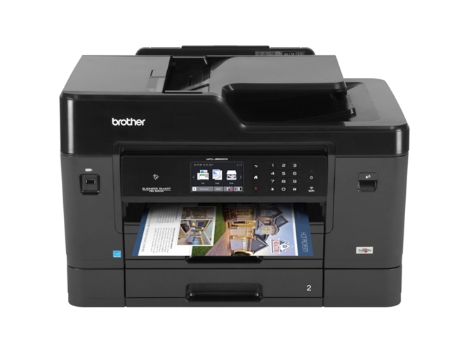 Impresora BROTHER MFC-J6930DW A3 (Multifunción - Inyección de Tinta - Wi-Fi) — Resolución: 4800 x 1200 ppp | Velocidad de impresión: N|B: 35 ppm | Color: 27 ppm