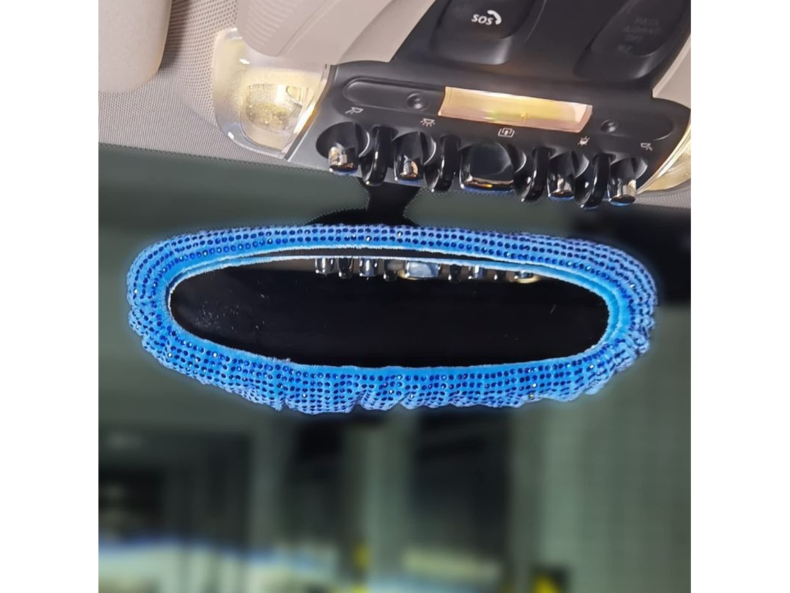 2026altiro-accesorio Decorativo Para Espejo Retrovisor De Coche Con Cristales De Diamantes De Imitación Elásticos Brillantes (ab)