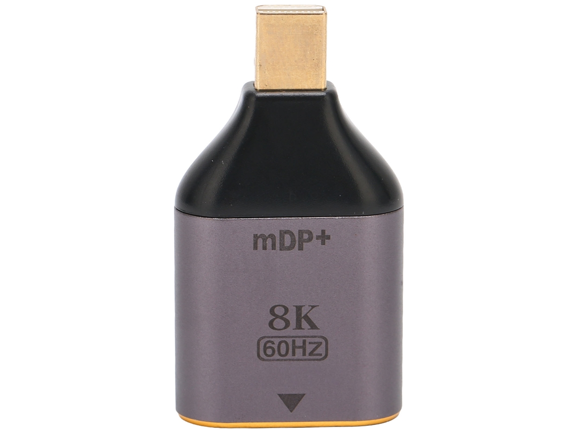 Adaptador De Interfaz Multimedia Hd 8k A 60 Hz, Convertidor Minidp Macho A Hdmi Hembra Con Modos De Pantalla.