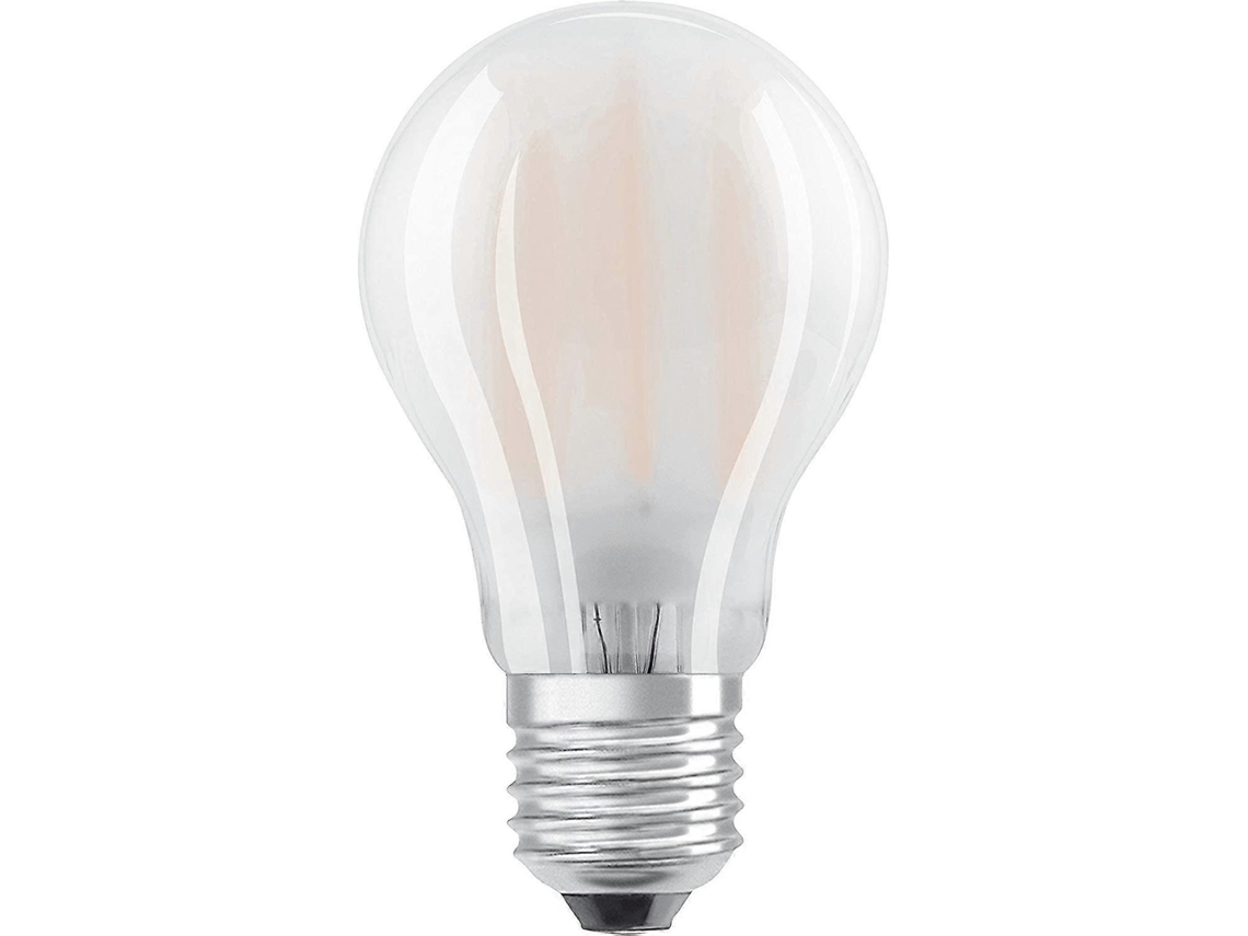 Rebe-bombilla Led E27 8w 2700k, Forma Clásica, Opaca, Reemplazo 60w, 2 Unidades, Luz Blanca Cálida, 15000h