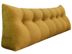 Cojín VERCART Amarillo 180x20x50 cm