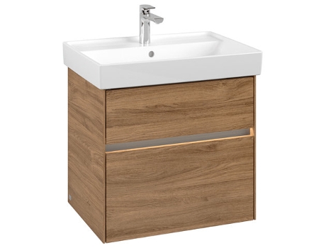 Villeroy &amp Boch Collaro tocador con iluminación 604x546x444 mm 2 cajones C009B0