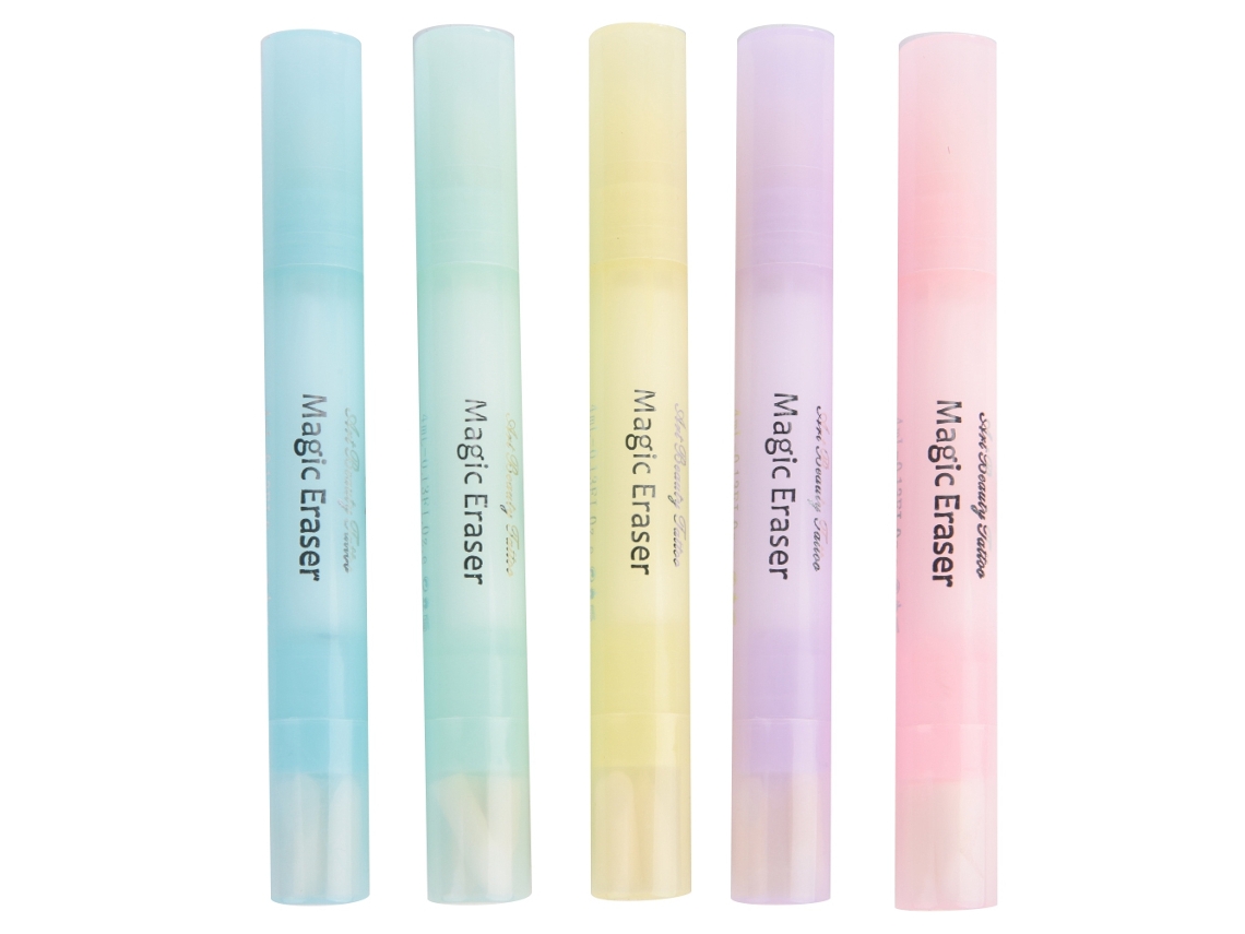 Lápiz Corrector De Esmalte De Uñas Con 3 Puntas De Repuesto, 5 Unidades, Set De Manicura