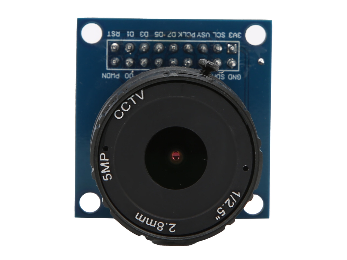 2026-módulo Cámara 5mp Ov7670 Ajustable Macro Cs Montura Metal 2.8mm Para Desarrollo Diy