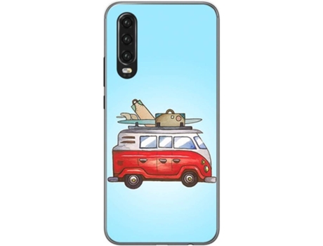 Carcasa Huawei P30 TUMUNDOSMARTPHONE Furgoneta Multicolor