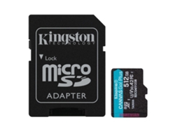 Tarjeta De Memoria Micro Sd Con Adaptador Kingston Sdcg4/512gb (512 Gb)
