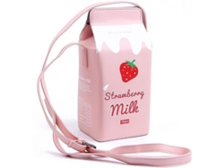 2026-bolsa Bandolera De Fresa Para Mujeres, Cartera Móvil De Cuero Pu, Bolsa Hombro Con Capacidad Grande Para Daily Use