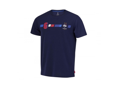 Camiseta de Niña para Fútbol EQUIPE DE FRANCE DE FOOTBALL Multicolor Algodón Azul (14 años)