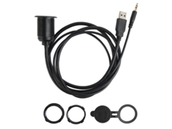 Cable Usb 3.0 De 3,5 Mm De Montaje Empotrado Para Coche, Motocicleta, Salpicadero, Transferencia De Datos Plug And Play.