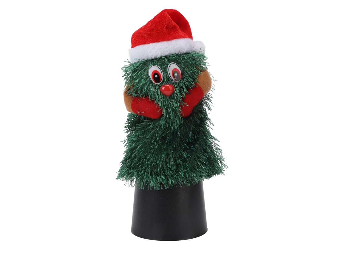Árbol de Navidad musical giratorio para decoración de mesa