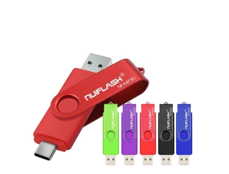 Pen USB SLOWMOOSE 2.0 para Smartphone y Portátil (Azul - 128 GB)