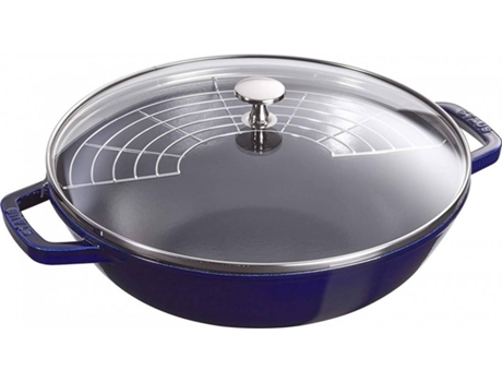 Sartén STAUB (Azul - Hierro Fundido - 30x12 cm)