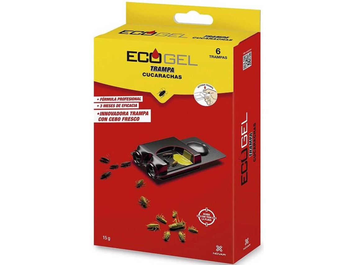 Ecogel BaRatón Kit 6 Trampa NOVAR 15Gr