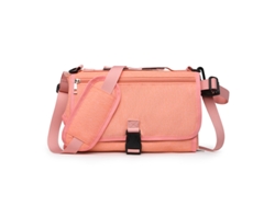 Bolso cambiador multifuncional para bebé, plegable, impermeable y lavable, Cuich (rosa)