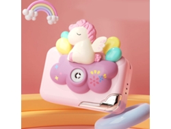 Ats-máquina De Burbujas Cámara Portátil Operada Por Batsería, Soplador De Burbujas Lindo Para Niños, Morado