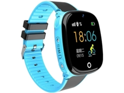 Reloj inteligente Hw11 para niños, impermeable, con GPS y parlante, para bicicleta eléctrica (azul)