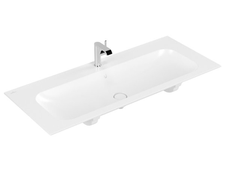 Lavabo armario VILLEROY & BOCH Finion 4164CB 1200x500mm, rebosadero oculto, 1 agujero para grifo
